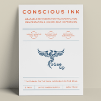 Rise Up Phoenix - Manifestation Tattoo (3 Pack)