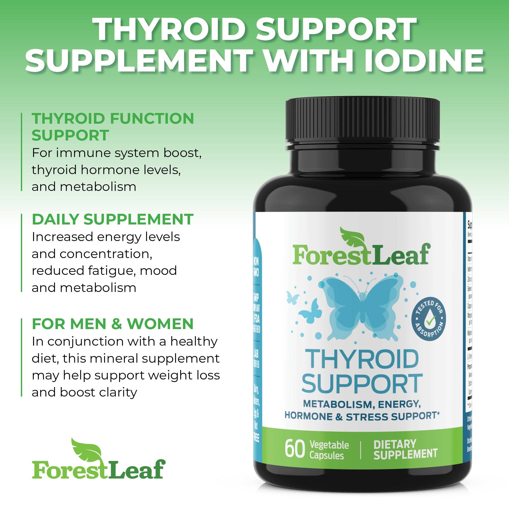 Thyroid Support Supplement (60 capsules)