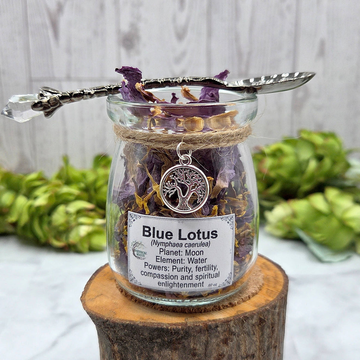 Blue Lotus Apothecary Herb Jar
