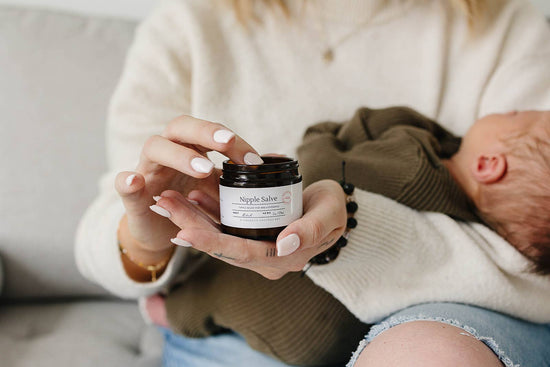 Nipple Salve - Organic Ingredients, Baby Safe