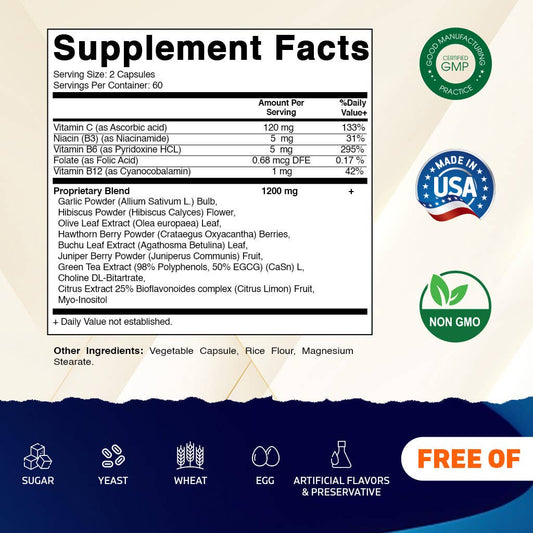 Tinnitus Relief Support (120 Capsules)