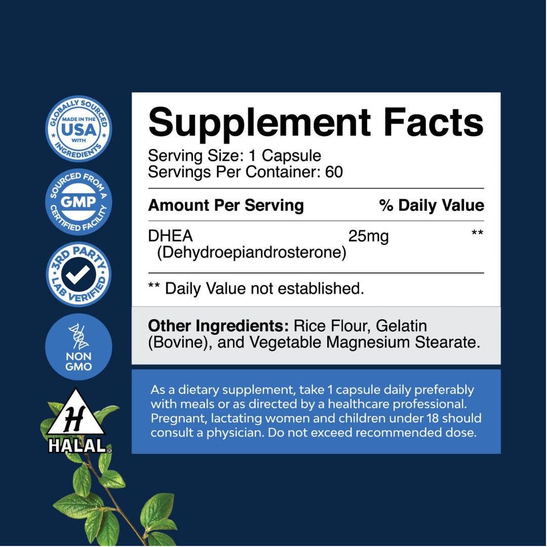DHEA Supplement – Hormone Balance & Energy Support