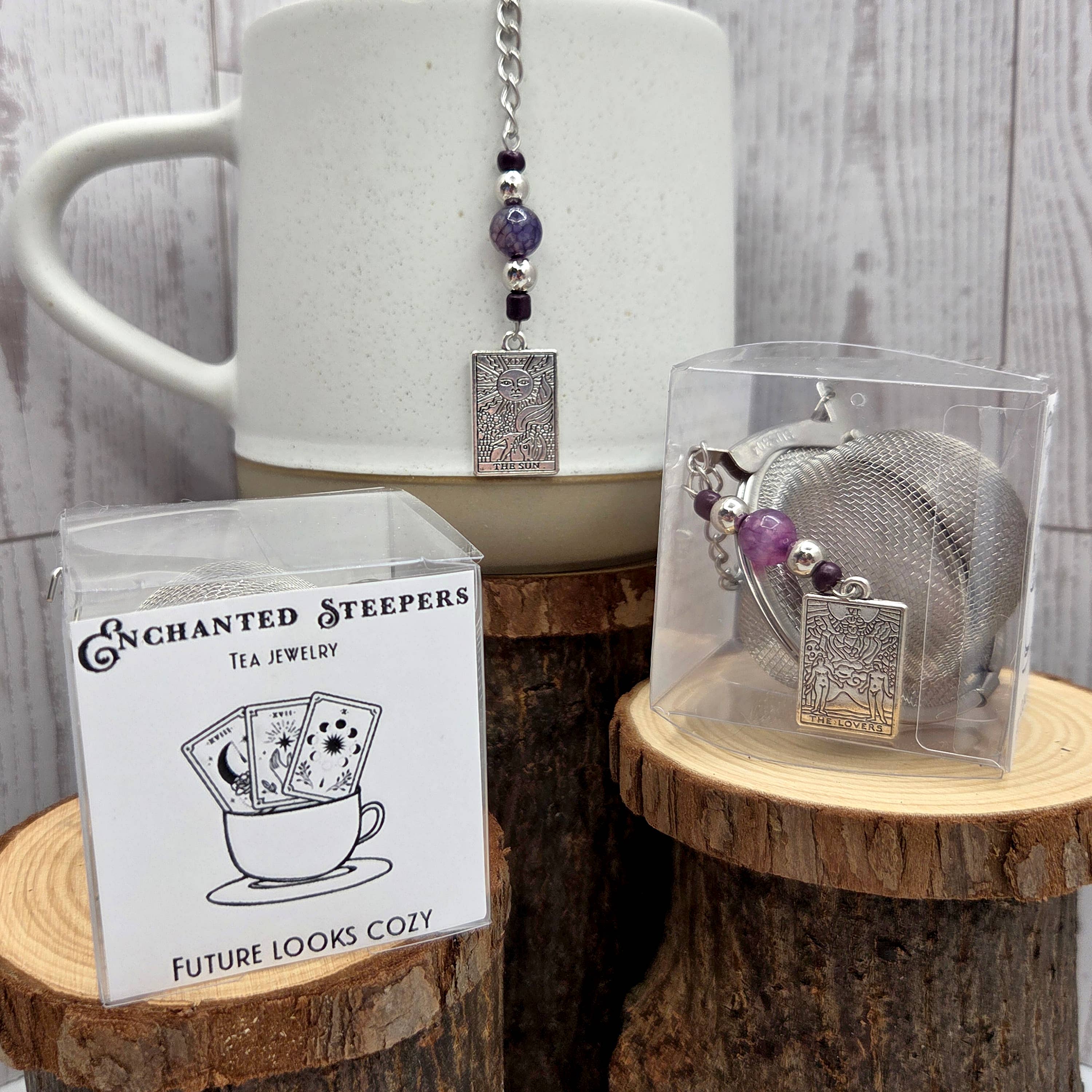 Enchanted Steepers Tea Infuser - Tarot - "Future Looks Cozy"