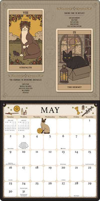 Cats Rule the Earth Tarot 2027 Wall Calendar