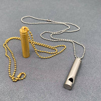18K Gold Plated Whistle Necklace