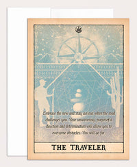 The Traveler Greeting Card - Blank Inside