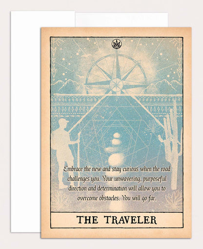 The Traveler Greeting Card - Blank Inside