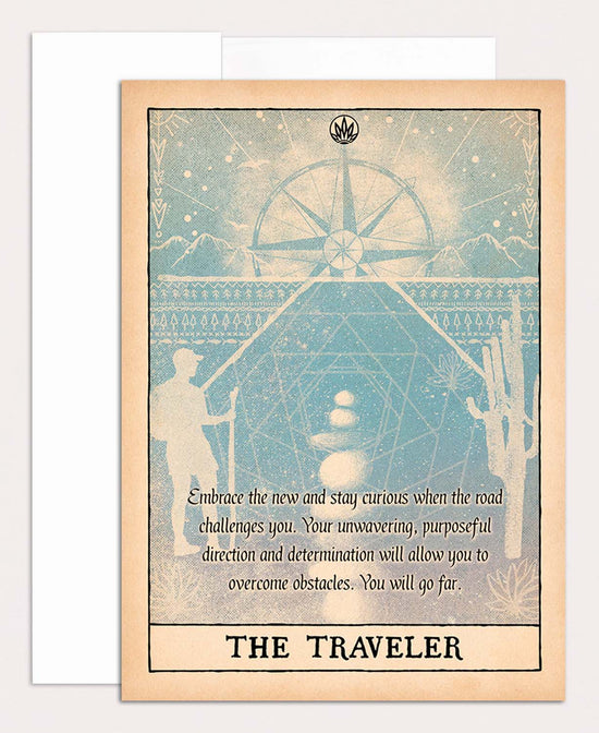 The Traveler Greeting Card - Blank Inside