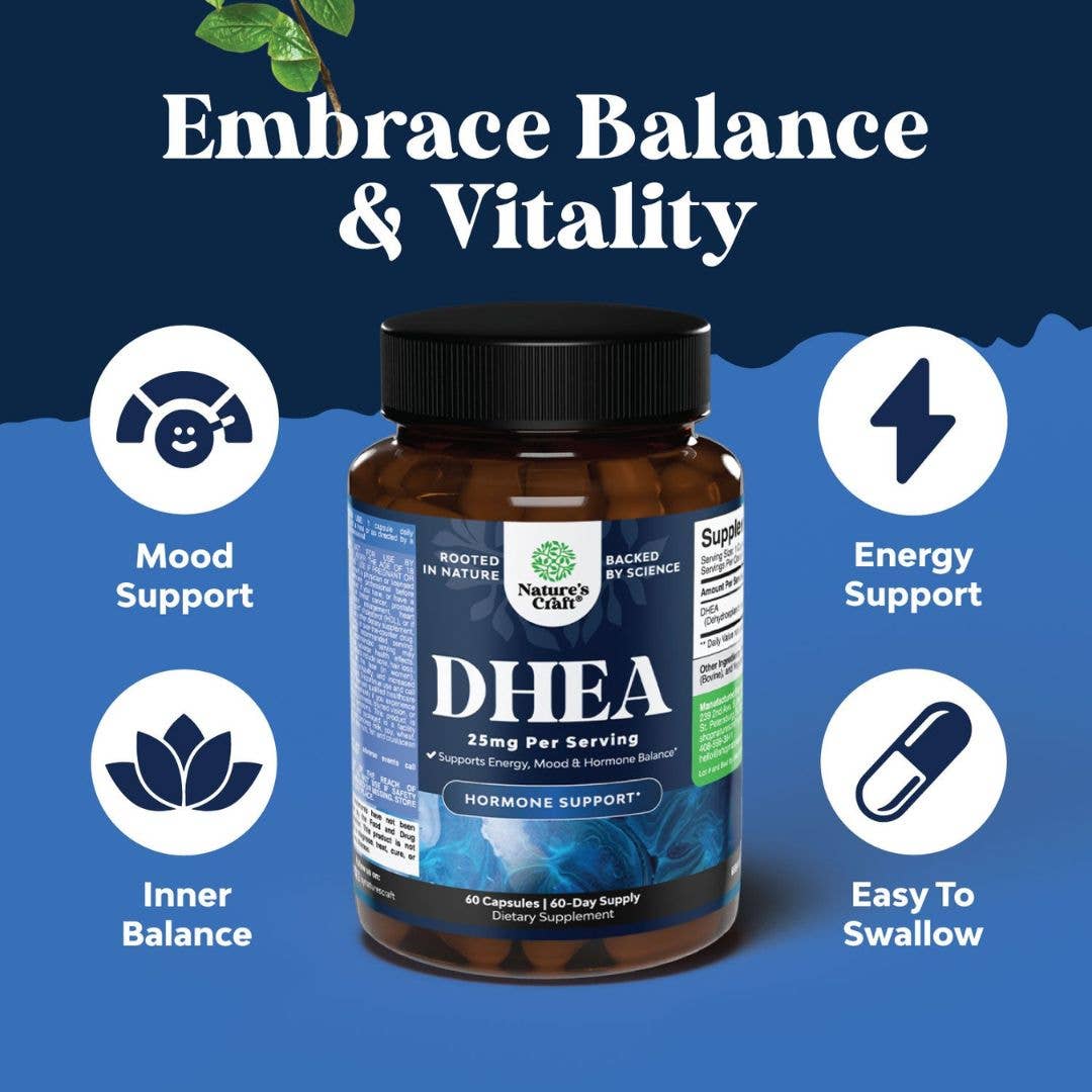 DHEA Supplement – Hormone Balance & Energy Support