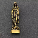 Small Brass Virgin Mary Statue