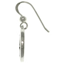 OM Sterling Silver Round Hook Earrings