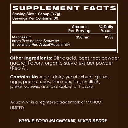 Whole Food Magnesium Powder