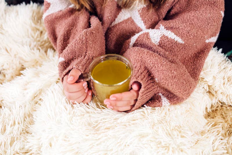 Instant Powder Drink or Broth: Lemon, Ginger and Turmeric