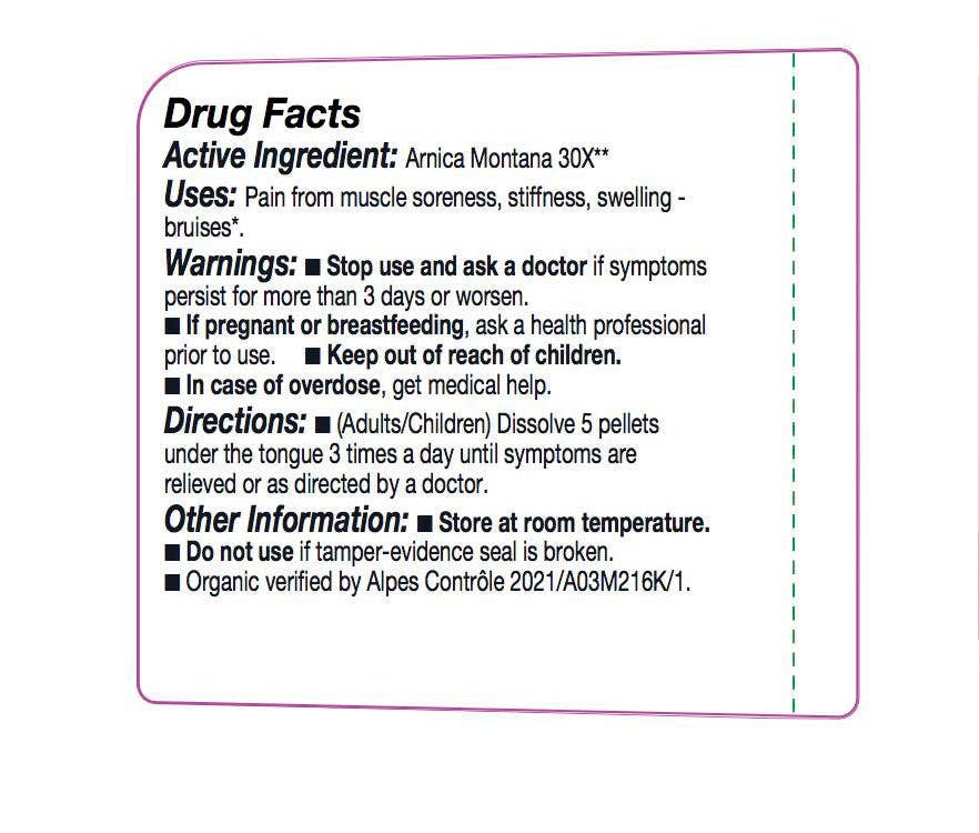 Olloïs Arnica Montana 30X Vegan Organic Kosher, 80 Pellets