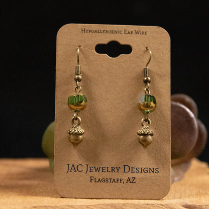 Ancient Wisdom Acorn Earrings