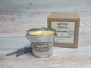 Lavender Mosquito Bucket Candle | Beeswax | Citronella