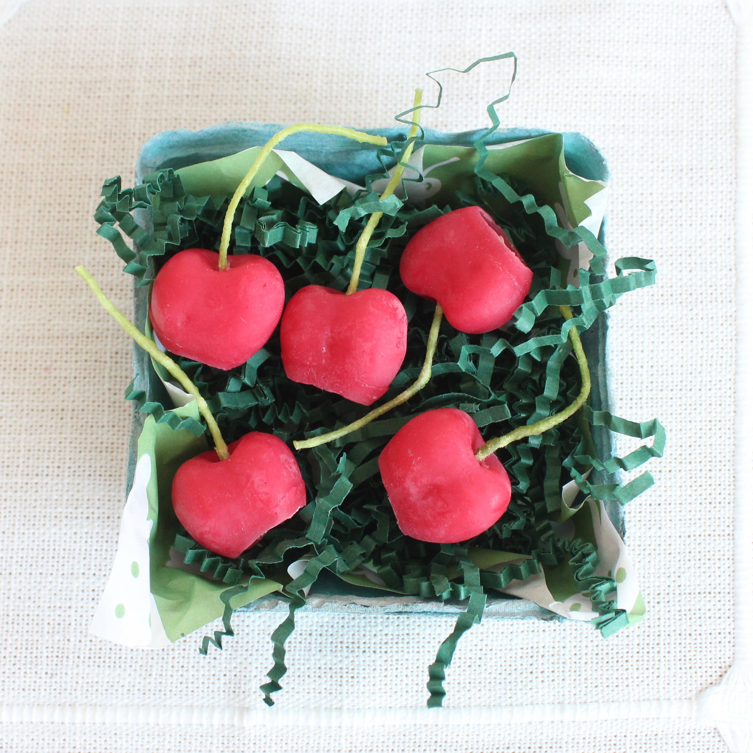 Cherry Beeswax Candles (Set of 10)