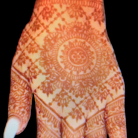 Organic Henna Cone - Ready to use (25 grams) - Dark