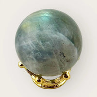 Mini Labradorite Sphere (Size of a marble)