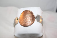 Copper Coin Spoon Bracelet