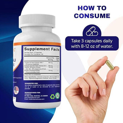 Tongkat Ali Complex (180 Veg Capsules)