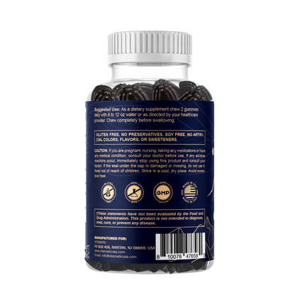 Shilajit with KSM-66® Ashwagandha & Ginseng (60 Gummies)