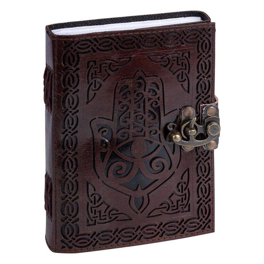 Leather Journal Hand with One Lock