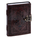 Leather Journal Hand with One Lock