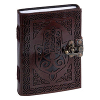 Leather Journal Hand with One Lock