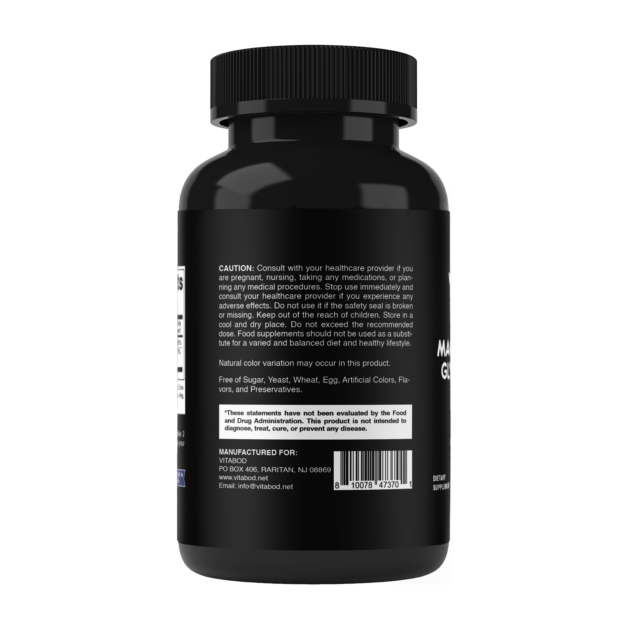 Magnesium Glycinate with B6 - 1000mg (90 Tablets)