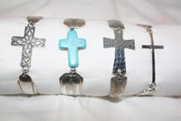 Cross Bracelet - Turquoise