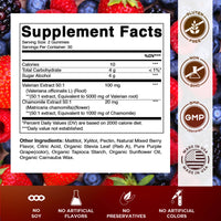 Valerian Root & Chamomile Gummies - 6000 MG Herbal Blend (60 gummies)