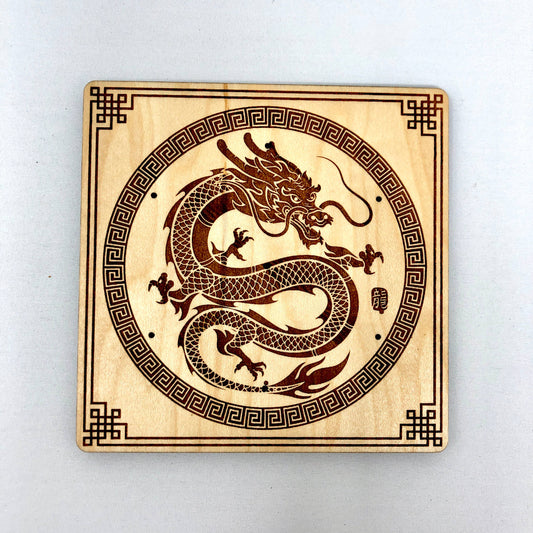 Carved Dragon Incense Holder - Holds up to 5 sticks of incense