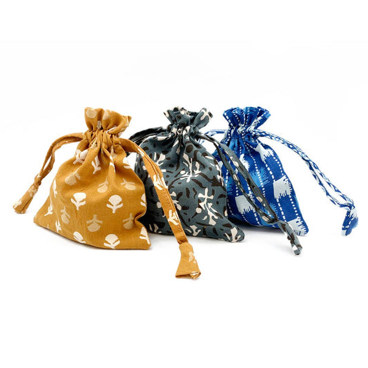 100% Cotton Drawstring Pouch