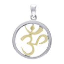 OM Sterling Silver Pendant