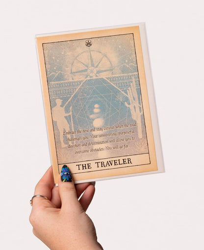 The Traveler Greeting Card - Blank Inside