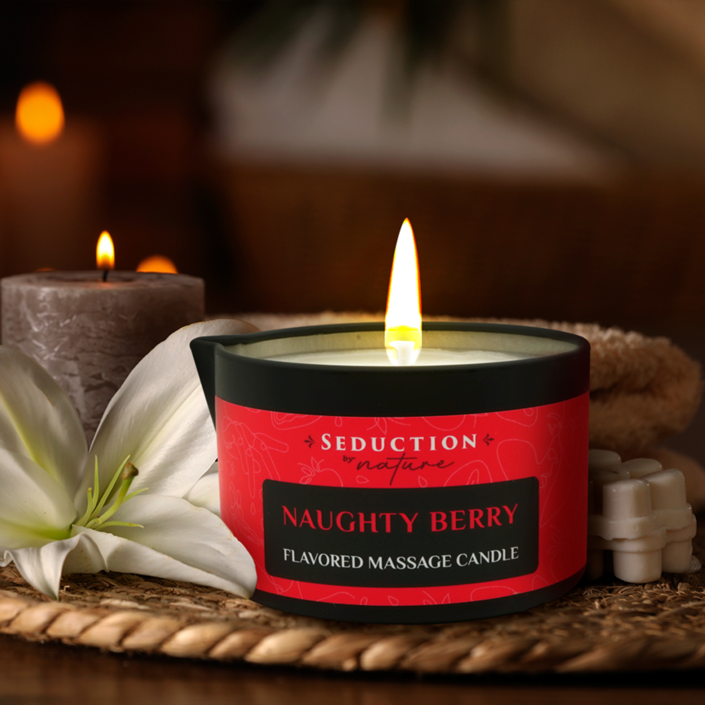 Naughty Berry - Kissable Candle