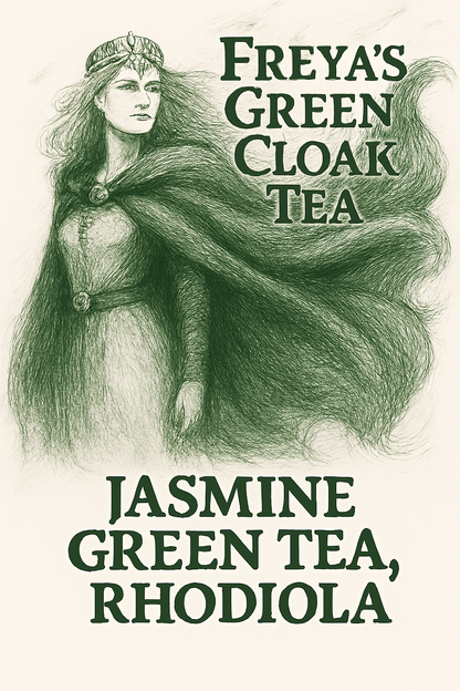 Freya's Green Cloak Tea - Mystical Powerful Wisdom