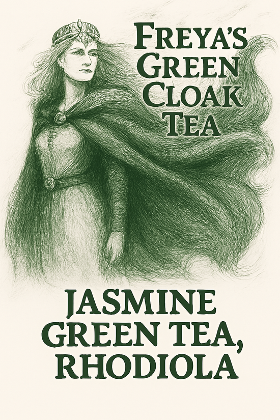 Freya's Green Cloak Tea - Mystical Powerful Wisdom