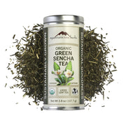 Green Sencha Tea Organic (3.8 oz, Tin canister)