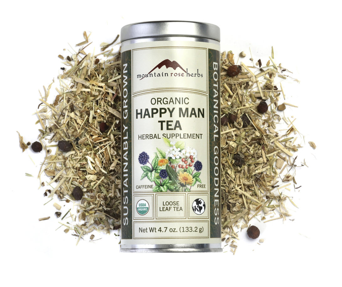 Happy Man Tea Organic (4.7 oz, Tin canister)