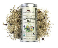 Happy Man Tea Organic (4.7 oz, Tin canister)