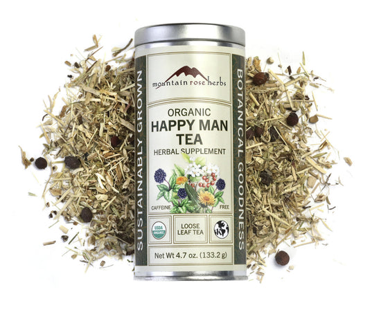 Happy Man Tea Organic (4.7 oz, Tin canister)