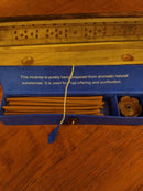 Box of Handmade Incense w/burner from Nepal - Sapphire Himalayan Happiness
