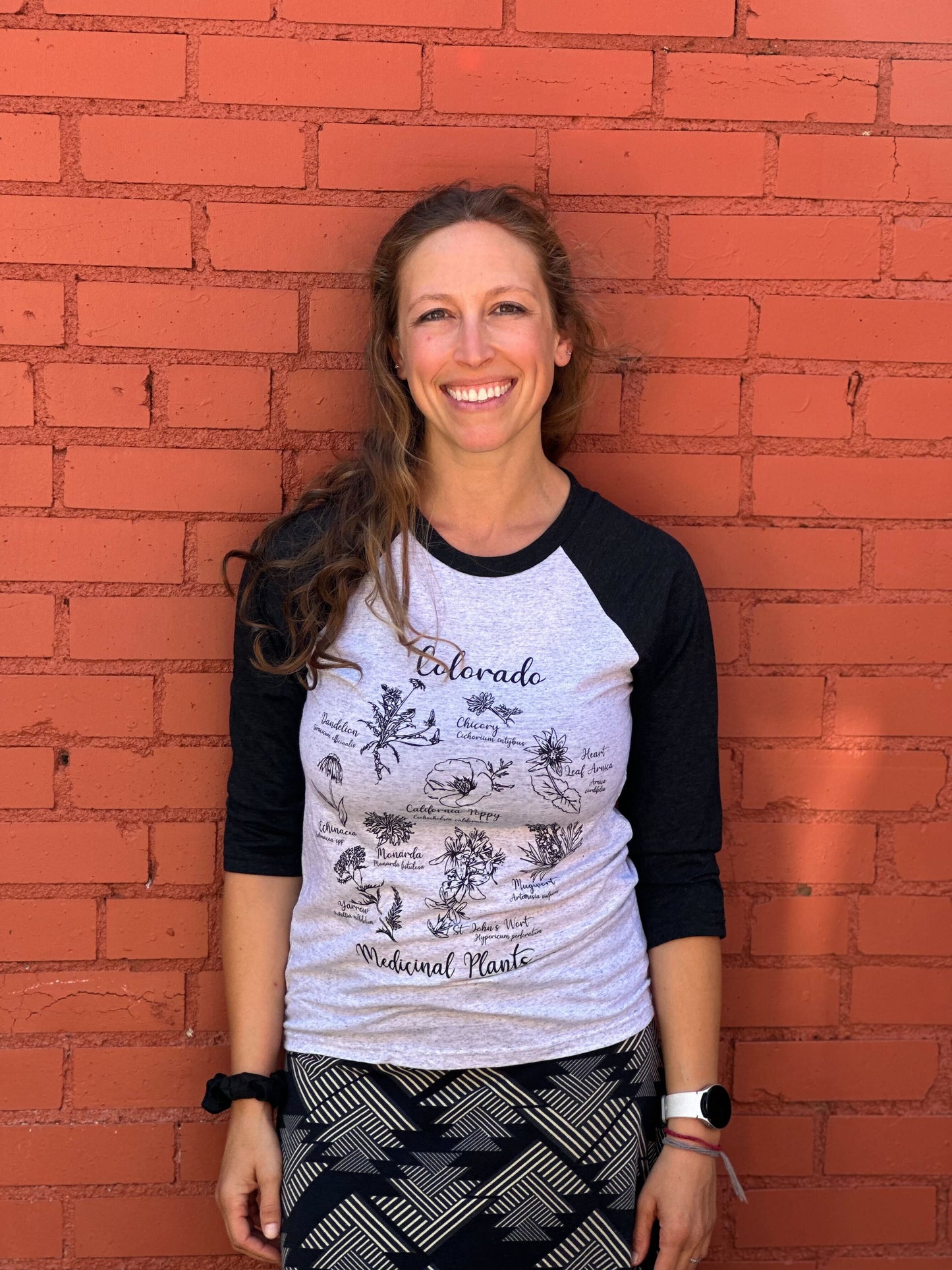 Medicinal Flowers Baseball T Shirt