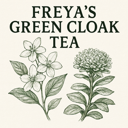 Freya's Green Cloak Tea - Mystical Powerful Wisdom