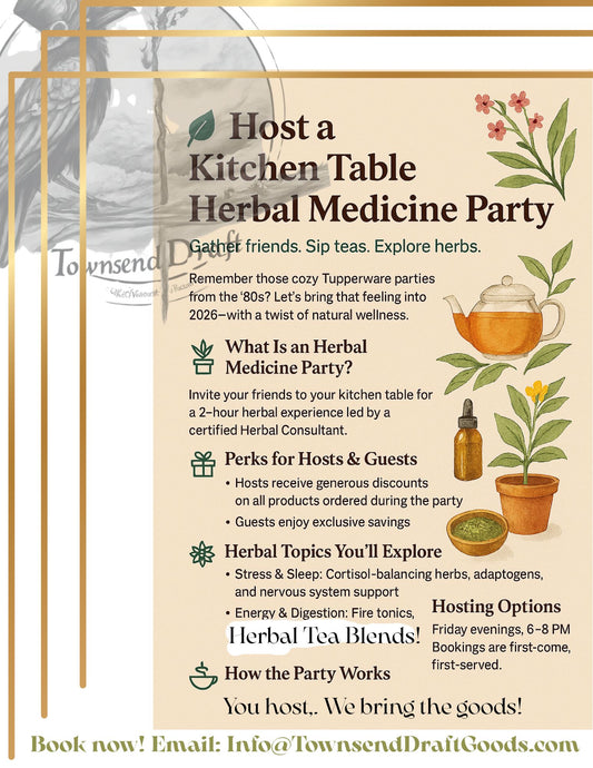 Host a Kitchen Table Herbal Medicine Party!