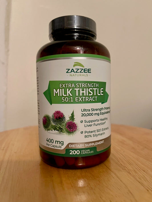 Organic Milk Thistle capsules - Extra Strength