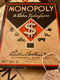 Vintage 1951 Monopoly Game