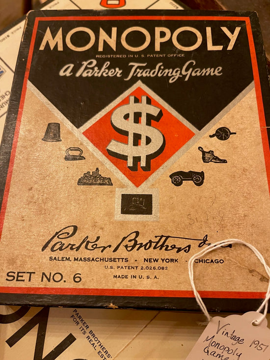 Vintage 1951 Monopoly Game